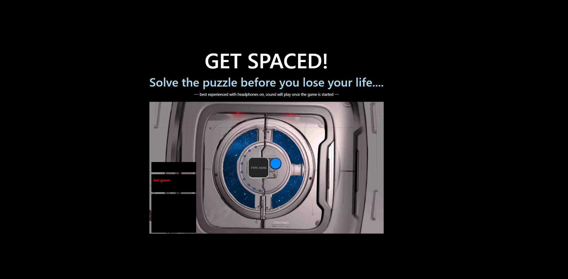 First slide